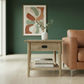 FITAN SOLID OAK LAMP TABLE/SIDE TABLE - MyChocolateWood
