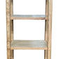 FITAN SOLID OAK SKINNY 5-SHELF BOOKCASE BOOKSHELF/DISPLAY SHELVES - MyChocolateWood