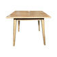 FITAN SOLID OAK SQUARE (90X90CM) DINING TABLE NATURAL - MyChocolateWood