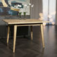FITAN SOLID OAK SQUARE (90X90CM) DINING TABLE NATURAL - MyChocolateWood