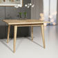 FITAN SOLID OAK SQUARE (90X90CM) DINING TABLE NATURAL - MyChocolateWood