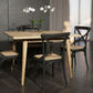 FITAN SOLID OAK SQUARE (90X90CM) DINING TABLE NATURAL - MyChocolateWood