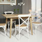 FITAN SOLID OAK SQUARE (90X90CM) DINING TABLE NATURAL - MyChocolateWood