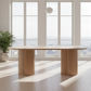 MISTRAL ASH TIMBER OVAL DINING TABLE NATURAL 210CM - MyChocolateWood