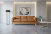 MARQUIS  3-SEATER OSLO LEATHER SOFA TAN - MyChocolateWood