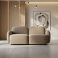 LORELEI 2-SEATER MODULAR CHENILLE SOFA TAUPE COLOUR - MyChocolateWood
