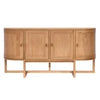 ENNIS OAK & OAK VENEER 4-DOOR BUFFET/SIDEBOARD OAK - MyChocolateWood