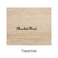 HAMPSHIRE TRAVERTINE/WALNUT 4-DOOR BUFFET/SIDEBOARD - MyChocolateWood