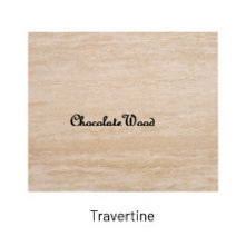 HAMPSHIRE TRAVERTINE/WALNUT 4-DOOR BUFFET/SIDEBOARD - MyChocolateWood