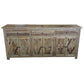 TREMAYNE RECYCLED ELM RUSTIC BUFFET/SIDEBOARD 3 DRAWERS/6 DOORS PARQUETRY PATTERN 200CM - MyChocolateWood
