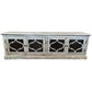 REINA GREYWASHED RECYCLED TIMBER/HERITAGE METAL PANELS 4-DOOR ETU TELEVISION UNIT - MyChocolateWood