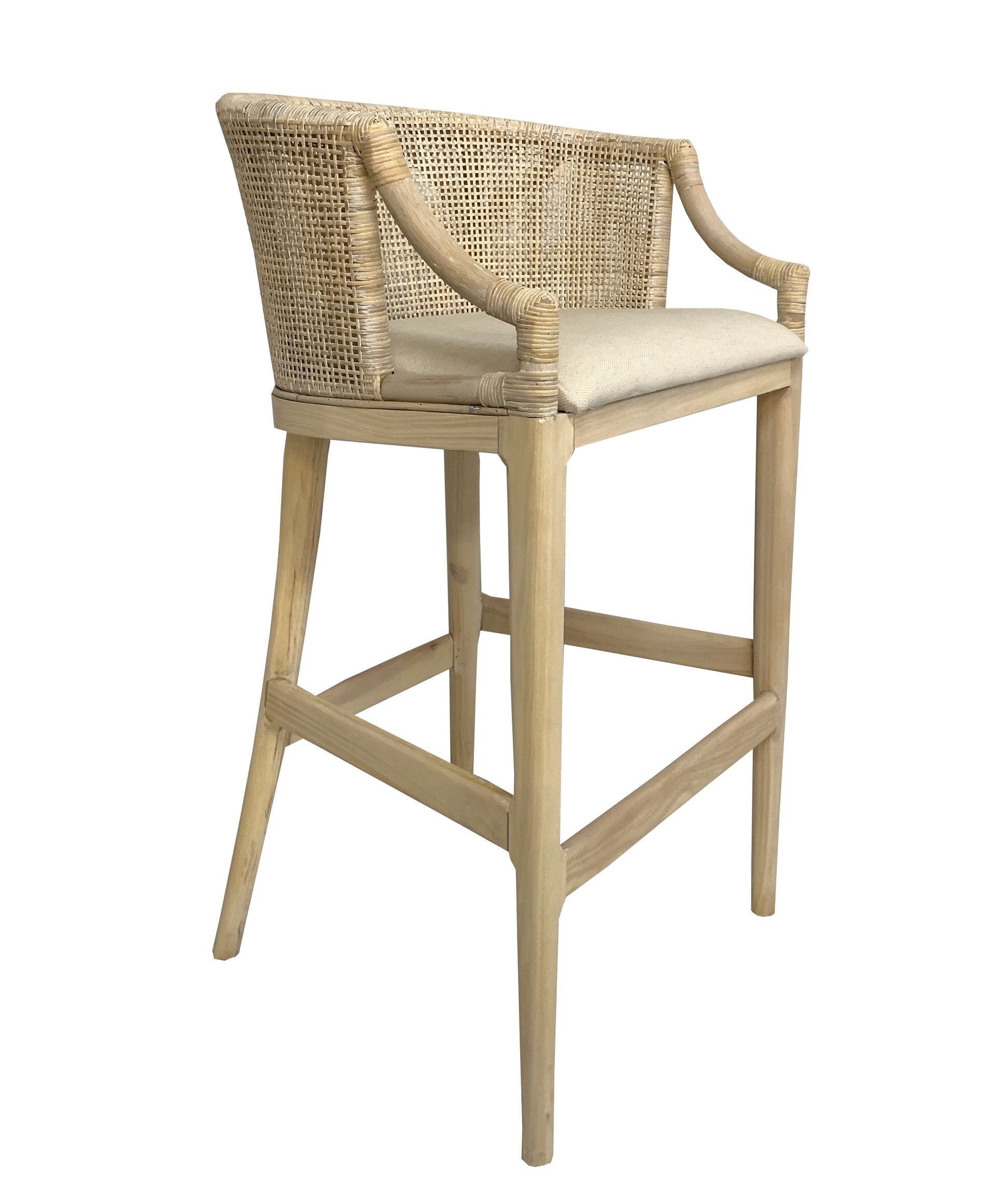 VANGUARD HAMPTONS COUNTER STOOL IN WASH - MyChocolateWood