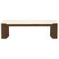 ADELLE SOLID MINDI TIMBER BENCH - LARGE - WALNUT 160CM - MyChocolateWood