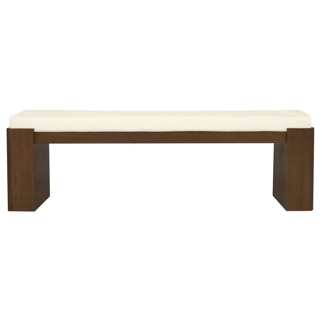 ADELLE SOLID MINDI TIMBER BENCH - LARGE - WALNUT 160CM - MyChocolateWood