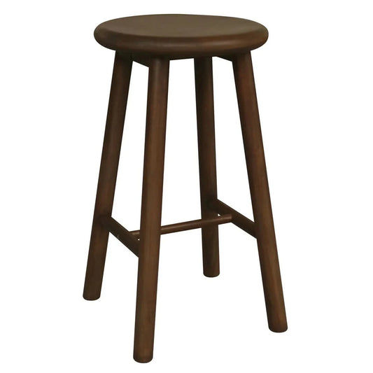NEWPORT SOLID MAHOGANY BAR STOOL/COUNTER STOOL - WALNUT (Copy) - MyChocolateWood