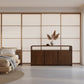 GATSBY MINDI WOOD 3 DOOR BUFFET/SIDEBOARD, WALNUT 150CM - MyChocolateWood
