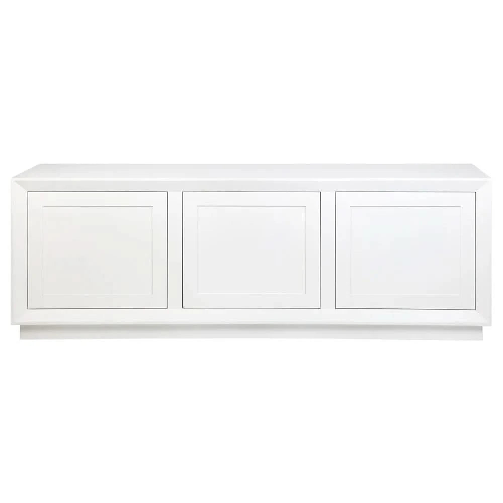 CARLSON OAK WOOD WHITE BUFFET/SIDEBOARD 200CM - MyChocolateWood