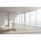 DIMANTA DESIGNER  WHITE DINING TABLE  180CM - MyChocolateWood