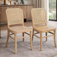 PHOENIX  SOLID BEECHWOOD DINING CHAIR NATURAL FRAME/TIMBER SEAT - MyChocolateWood