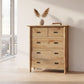 FITAN SOLID OAK  5-DRAWER CHEST OF DRAWERS - MyChocolateWood