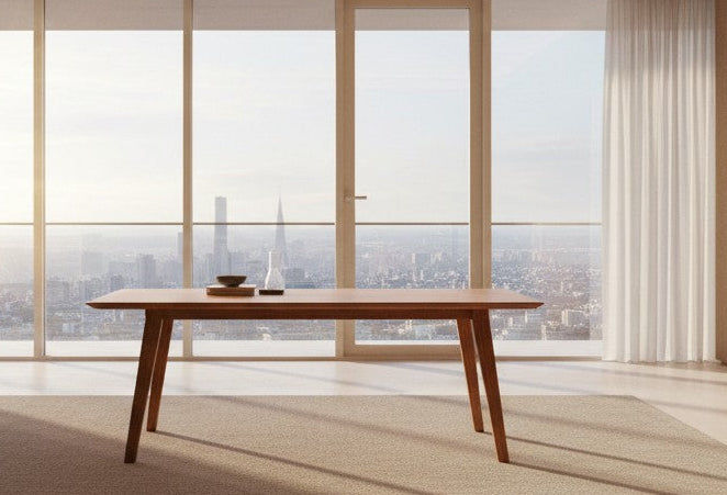 ALMA SOLID TASMANIAN BLACKWOOD DINING TABLE 180CM - MyChocolateWood