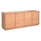 Zafran Messmate Timber 4-Door Sideboard 200cm