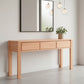 Zafran Messmate Timber Console Table 160cm with 3 drawers