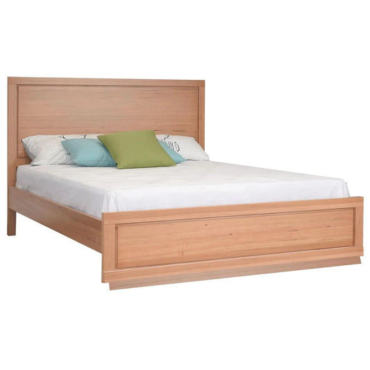 ZAFRAN MESSMATE TIMBER DOUBLE BED - NATURAL - MyChocolateWood