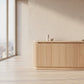 REMY NATURAL ASH 4 DOOR BUFFET SIDEBOARD IN NATURAL ASH COLOUR 200CM - MyChocolateWood