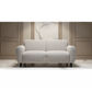 Barbour Fabric 2-Seater Sofa in Champagne - Chocolate Wood