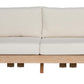 VERONA EUCALYPTUS TIMBER 2-SEATER OUTDOOR SOFA CREAM/LIGHT SMOKE (Copy)