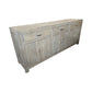 NEVANA  RECYCLED ELM TIMBER SIDEBOARD/BUFFET 6 DOORS 3 DRAWERS NATURAL - MyChocolateWood