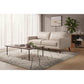 Thorna 3-Seater Real Leather Sofa in Wheat