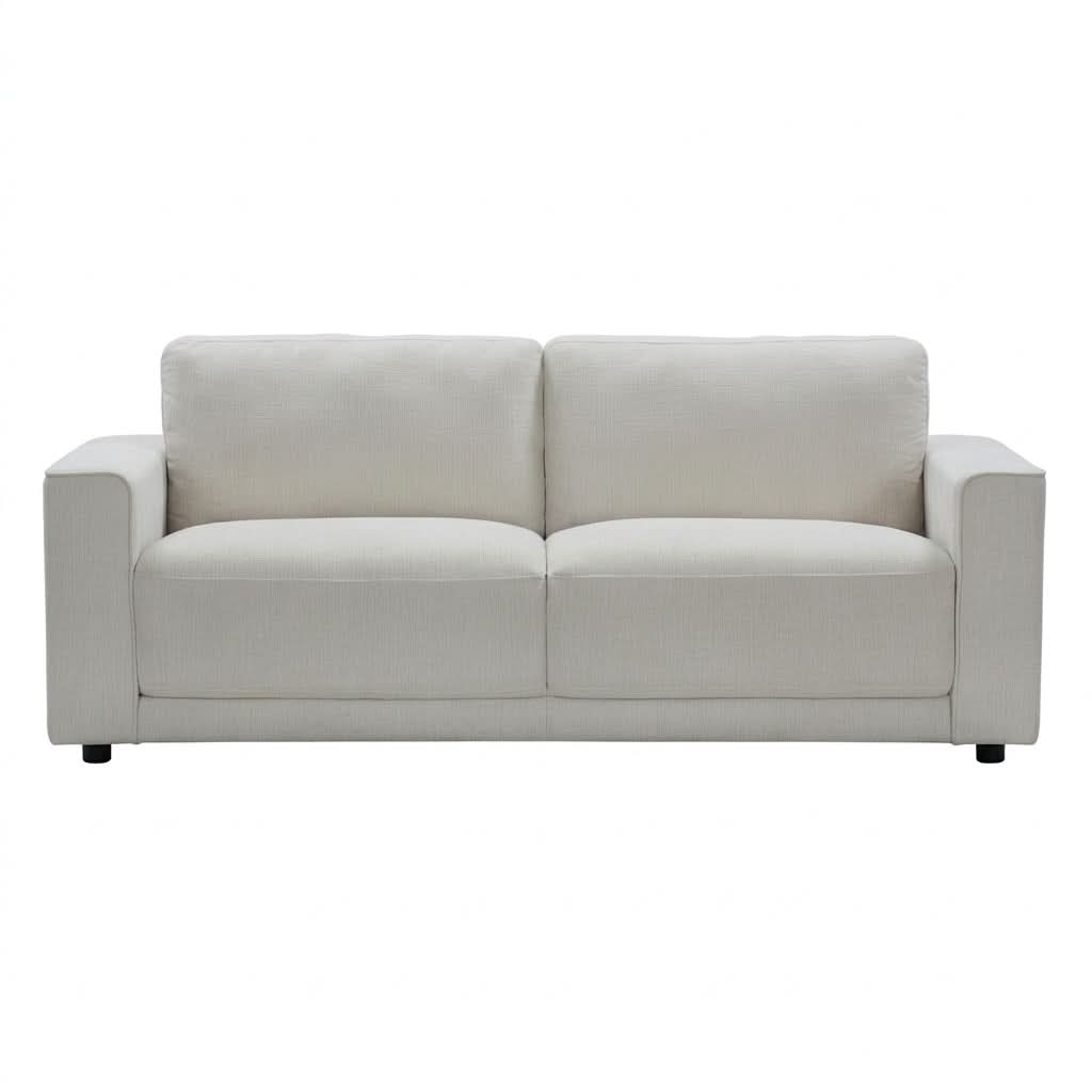 Yanni Fabric 2 Piece Lounge Suite: 1 x 3-Seater Sofa + 1 x 2-Seater Sofa   Sand