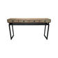 JESPIE RECYCLED ELM & IRON 4-DRAWER CONSOLE TABLE /HALL TABLE - MyChocolateWood