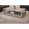 NEVANA  RECYCLED ELM TIMBER BLOCK COFFEE TABLE 140CM