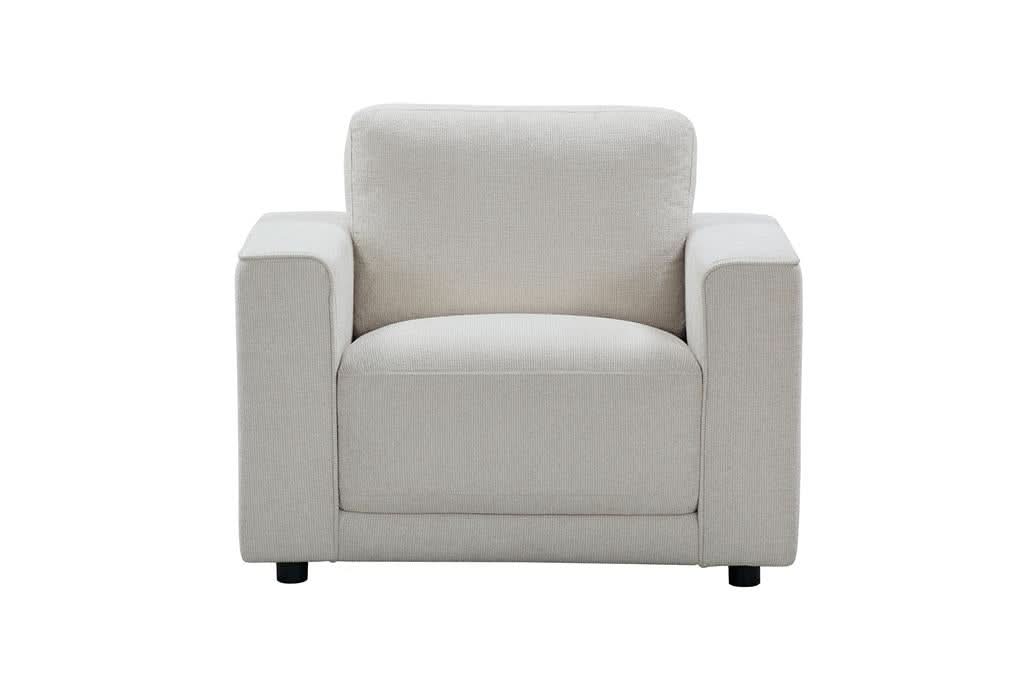 Yanni Fabric Armchair - Sand - MyChocolateWood
