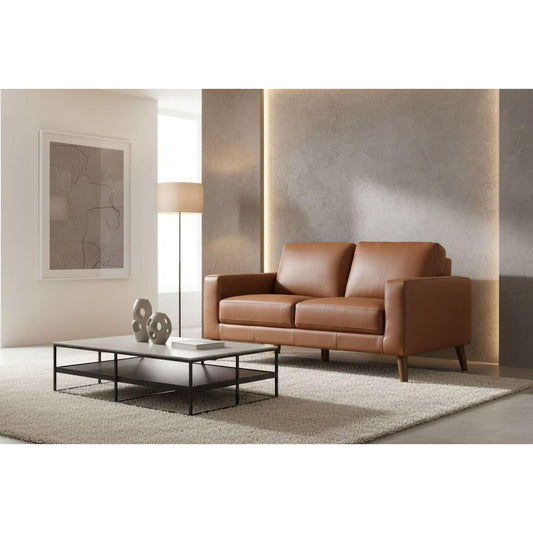 Thorna 2-Seater Real Leather Sofa