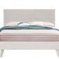 Halifax 4 Piece Solid Acacia Bedroom Suite: 1 Double Bed, 1 Tallboy, 2xBedside Tables  in Brushed White