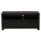 TANAKA SOLID MAHOGANY TV UNIT WITH 2 DRAWERS IN CHOCOLATE 120CM - MyChocolateWood