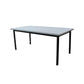 HAYLEY  OUTDOOR COFFEE TABLE CONCRETE TABLE TOP 120CM - MyChocolateWood