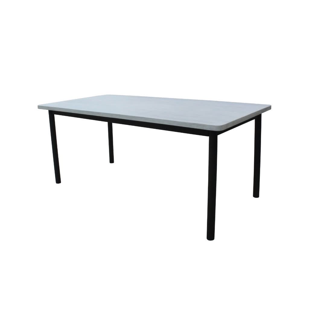 HAYLEY OUTDOOR COFFEE TABLE CONCRETE TABLE TOP 120CM - MyChocolateWood