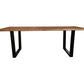 MONZA HARDWOOD DINING TABLE 220CM ANTIQUE BROWN (Copy) - MyChocolateWood