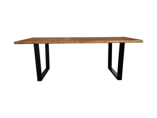 MONZA HARDWOOD DINING TABLE 220CM ANTIQUE BROWN (Copy) - MyChocolateWood