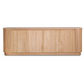 REMY NATURAL ASH 4 DOOR BUFFET SIDEBOARD IN NATURAL ASH COLOUR 240CM - MyChocolateWood
