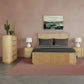 Remy Solid & Veneer Ash 5-Drawer Tallboy / Chest of Drawers