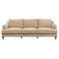 ORVIL-3-SEATER SOFA TAUPE VELVET - MyChocolateWood