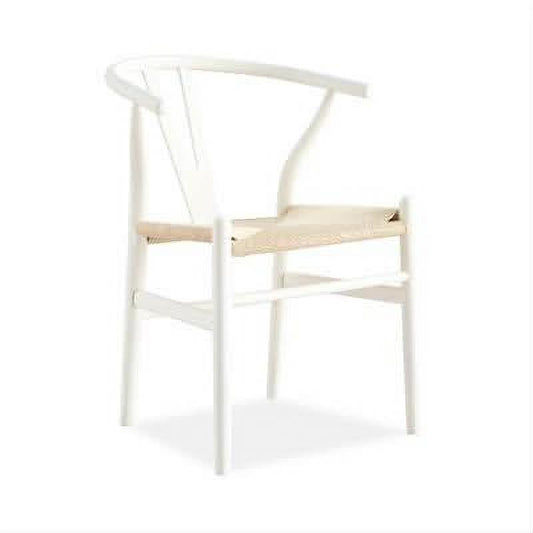 Stroud Wishbone Dining Chair in White
