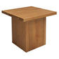 Cardew Solid Mindi Wood Petite Lamp Table / Side Table in Almond - Chocolate Wood