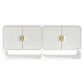 DELGARDO 4-DOOR BUFFET/SIDEBOARD WHITE - MyChocolateWood